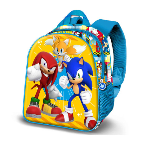 Mochila 3D Elite Amarillo Sonic The Hedgehog SEGA S&K