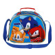 Bolsa Portamerienda 3D Azul Sonic The Hedgehog SEGA Trio