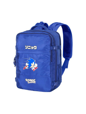 Mochila de Viaje Mercury Grande Azul Sonic The Hedgehog SEGA Action