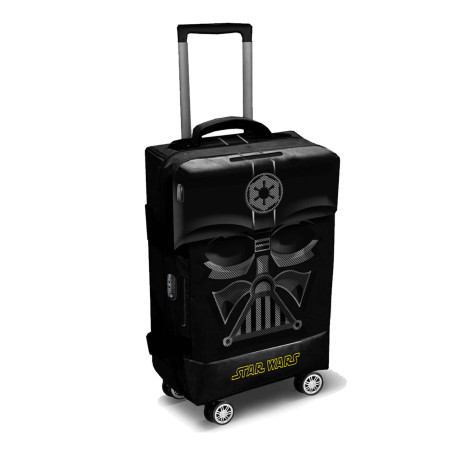 Maleta de Cabina 4 Ruedas Negro Star Wars Vader