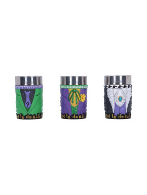 Pack De 3 Vasos De Chupitos Batman Super-Villains Dc Comics