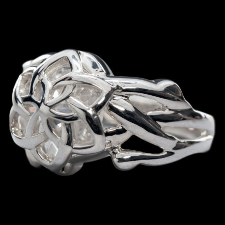 Anillo Nenya De Galadriel (Plata De Ley) Talla 6.75 El Señor De Los Anillos