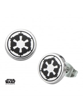 Boucles d'oreilles emblème de l'empire galactique Star Wars