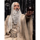 Figura 1/6 Saruman The White On Throne 110 Cm El Señor De Los Anillos