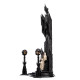 Figura 1/6 Saruman The White On Throne 110 Cm El Señor De Los Anillos