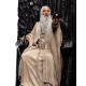 Figura 1/6 Saruman The White On Throne 110 Cm El Señor De Los Anillos