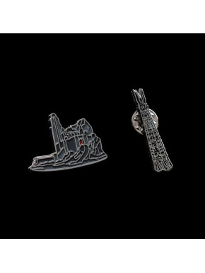 Pack De 2 Pins Helm'S Deep & Orthanc El Señor De Los Anillos