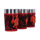 Pack De 3 Vasos De Chupitos Logo Ac/Dc