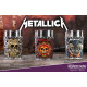 Pack De 3 Vasos De Chupitos Pushead Art Metallica