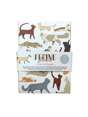 Cahier A5 Chats Félins Fine