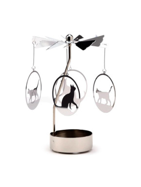 Bougeoir Design Carousel pour Chats