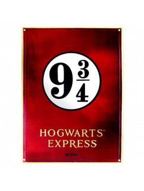 Placa Metal Hogwarts Express Harry Potter