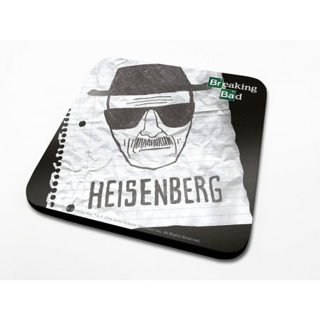 Set 6 coasters Breaking Bad Heisenberg Portrait