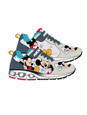 DEPORTIVA SUELA TPR CON LUCES MICKEY