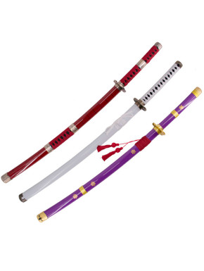 Pack 3 Katanas bambú Zoro One Piece