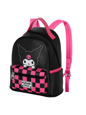 Mochila Heady Kuromi de ajedrez Sanrio