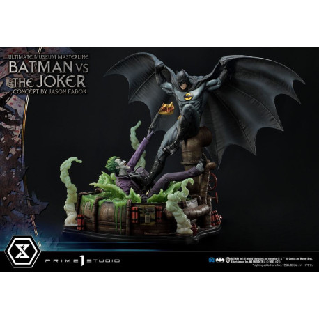 Figura Dc Comics 1/3 Batman Vs. The Joker By Jason Fabok 85 Cm