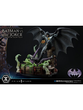 Figura Dc Comics 1/3 Batman Vs. The Joker By Jason Fabok Deluxe Bonus Version 85 Cm