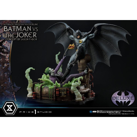 Figura Dc Comics 1/3 Batman Vs. The Joker By Jason Fabok Deluxe Bonus Version 85 Cm