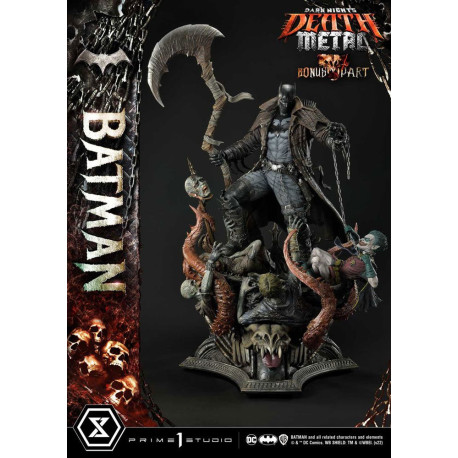 Figura Dark Knights: Metal 1/3 Death Metal Batman Deluxe Bonus Ver. 105 Cm