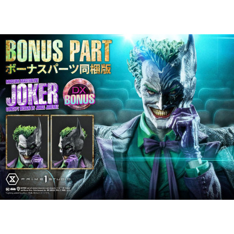 Figura Dc Comics 1/3 The Joker Deluxe Bonus Version Concept Design By Jorge Jimenez 53 Cm