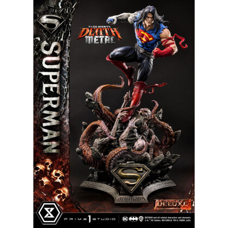 Figura Dark Nights: Death Metal 1/3 Death Metal Superman Deluxe Ver. 94 Cm