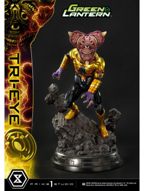 Figura Dc Comics 1/3 Sinestro Corps Tri-Eye 54 Cm