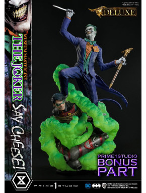 Figura Dc Comics 1/3 The Joker Say Cheese Deluxe Bonus Version 99 Cm