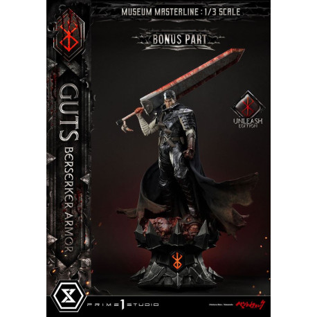 Figura Berserk Museum Masterline 1/3 Guts Berserker Armor Unleash Edition Deluxe Bonus Version 121 Cm