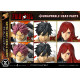 Figura Fairy Tail 1/6 Natsu, Gray, Erza, Happy Deluxe Bonus Version 57 Cm