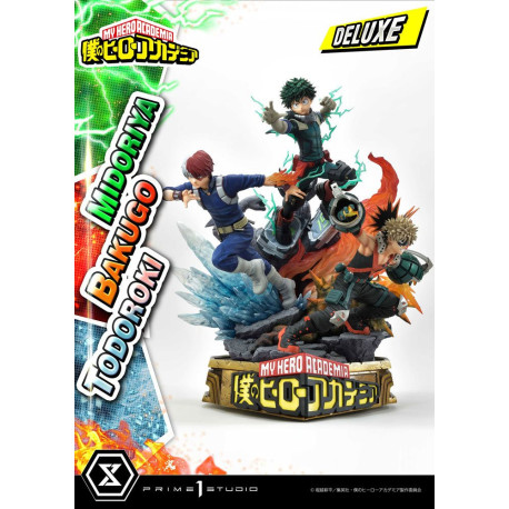 Figura My Hero Academia Midoriya, Bakugo & Todoroki Deluxe Bonus Version 69 Cm