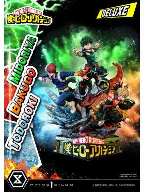 Figura 1:4 Midoriya Bakugo & Todoroki My Hero Academia: Deluxe