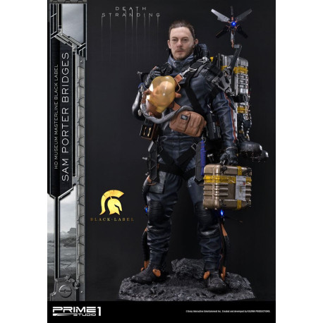 Figura Death Stranding 1/2 Sam Porter Bridges Black Label 106 Cm