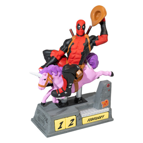 Calendario perpetuo Deadpool unicornio Marvel