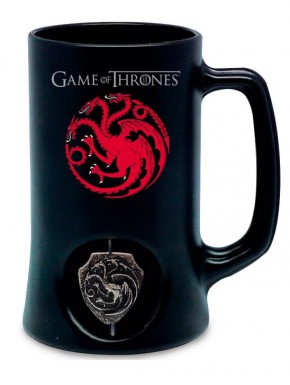 Jarra Cerveza Targaryen logo 3D