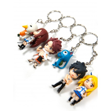 Set Llaveros Figuras Fairy Tail