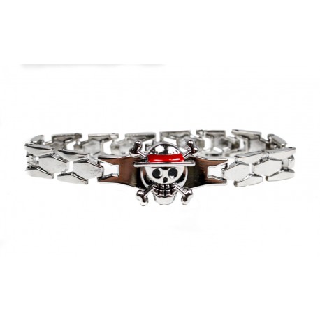 One Piece bracelet metal Luffy