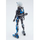 Figura Shojo-Hatsudoki Maqueta Hagane Works Diecast / Pvc Motored Cyborg Runner Ssx_155 Techno Azur 17 Cm