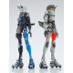 Figura Shojo-Hatsudoki Maqueta Hagane Works Diecast / Pvc Motored Cyborg Runner Ssx_155 Techno Azur 17 Cm