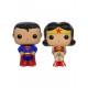 Funko Pop! Salero y pimentero Superman y Wonder Woman