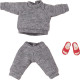 Figura Original Character Accesorios Para Las Figuras Nendoroid Doll Outfit Set: Sweatshirt And Sweatpants (Gray)