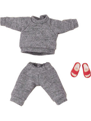 Figura Original Character Accesorios Para Las Figuras Nendoroid Doll Outfit Set: Sweatshirt And Sweatpants (Gray)