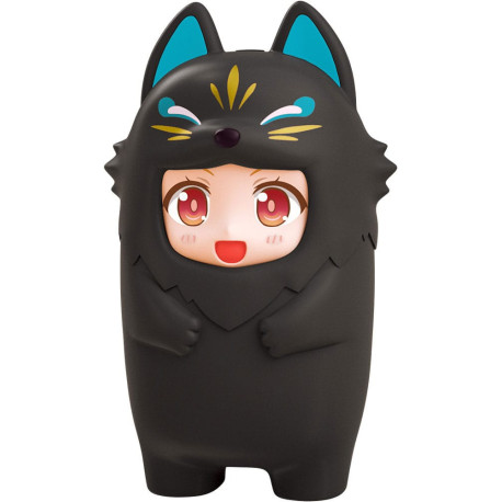 Figura Nendoroid More Accesorios Para Las Figuras Nendoroid Kigurumi Face Parts Case Black Kitsune 10 Cm