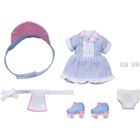 Figura Original Character Accesorios Para Las Figuras Nendoroid Doll Outfit Set: Diner - Girl (Blue)