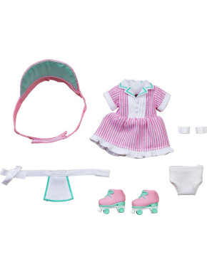 Figura Original Character Accesorios Para Las Figuras Nendoroid Doll Outfit Set: Diner - Girl (Pink)