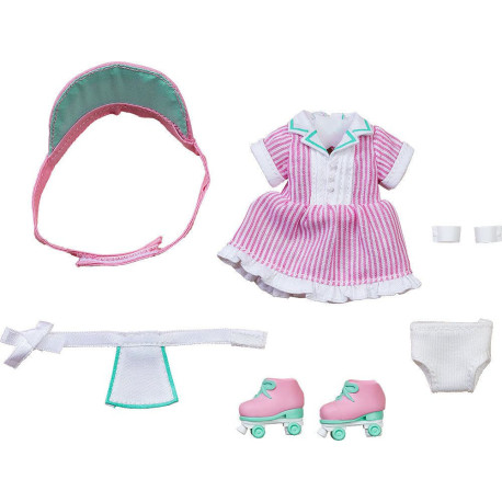 Figura Original Character Accesorios Para Las Figuras Nendoroid Doll Outfit Set: Diner - Girl (Pink)