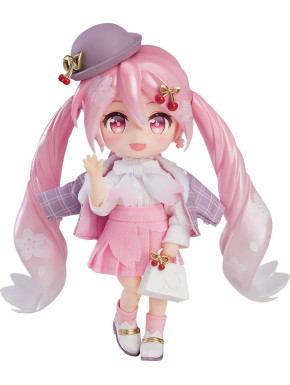 Figura Character Vocal Series 01: Hatsune Miku Nendoroid Doll Sakura Miku: Hanami Outfit Ver. 14 Cm