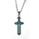 Colgante espada diamante Minecraft