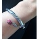 Bracelet silver Bracelet Beauty and The Beast