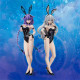 Figura Hyperdimension Neptunia 1/4 Black Heart: Bare Leg Bunny Ver. 47 Cm